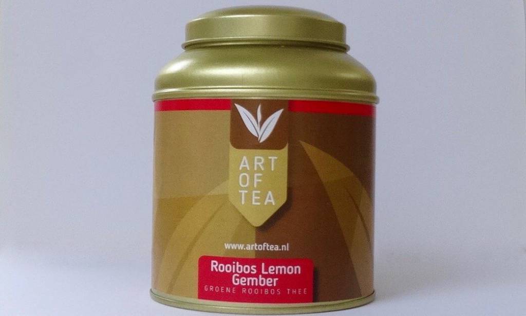 Groene rooibos lemon gember